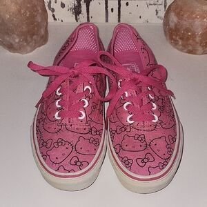 Vans Pink Hello Kitty Sneakers Sz 7, Eu 37